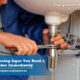 warning signs you need a plumber